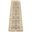 Tapis de couloir en laine gris foncé de conception unique 2 pi 7 po x 9 pi 9 po noué à la main New Age Ushak Tapis décoratif