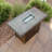 Rectangle Steel Propane Smokeless Fire Pit