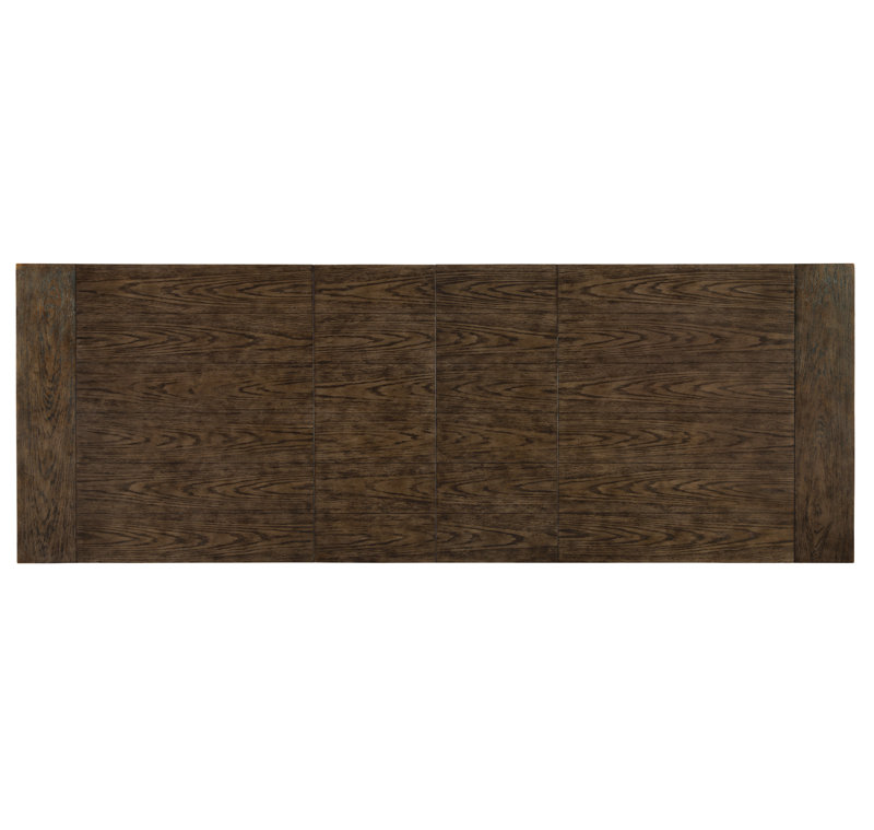 Forli The Wexford Oak Dining Table| 1-1/2" Top with Carved Bulbous Pedestals and 122" Extendable Length
