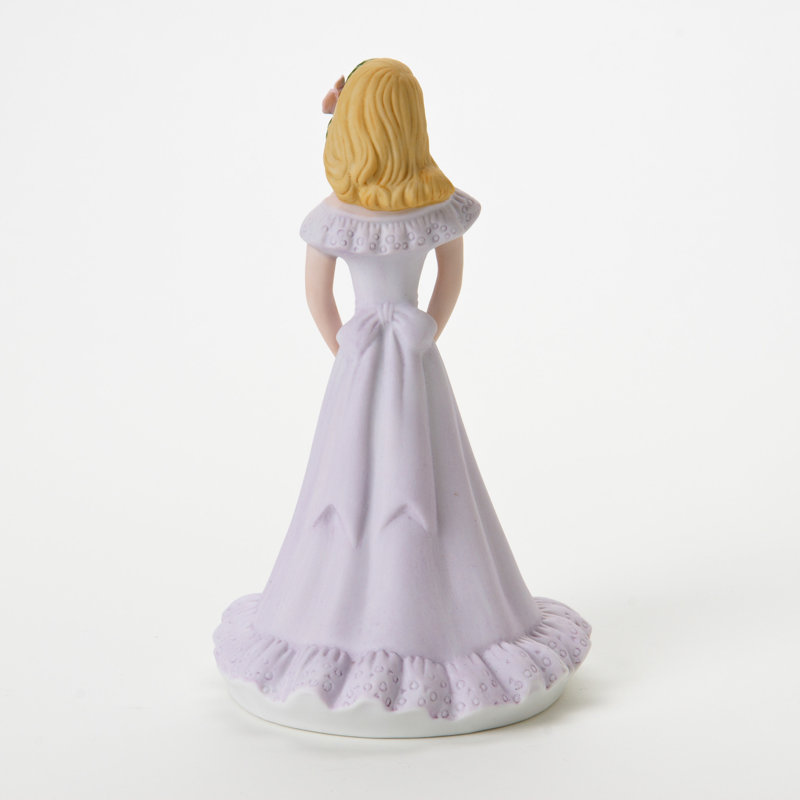 Figurine Growing Up Girls, Mauve / jaune