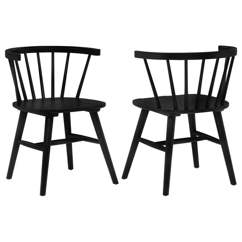 Chaise d'appoint Jeffries Windsor, Noir