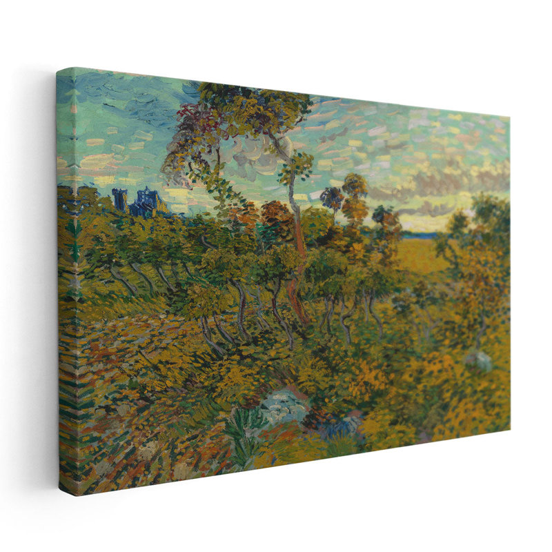 «Sunset at Montmajour 1888», reproduction d'art sur toile, H 20 po x l 30 po