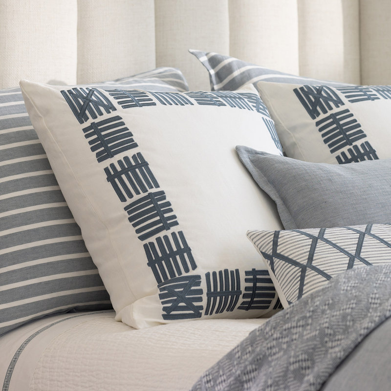 Andre Linen Square Pillow Cover & Insert