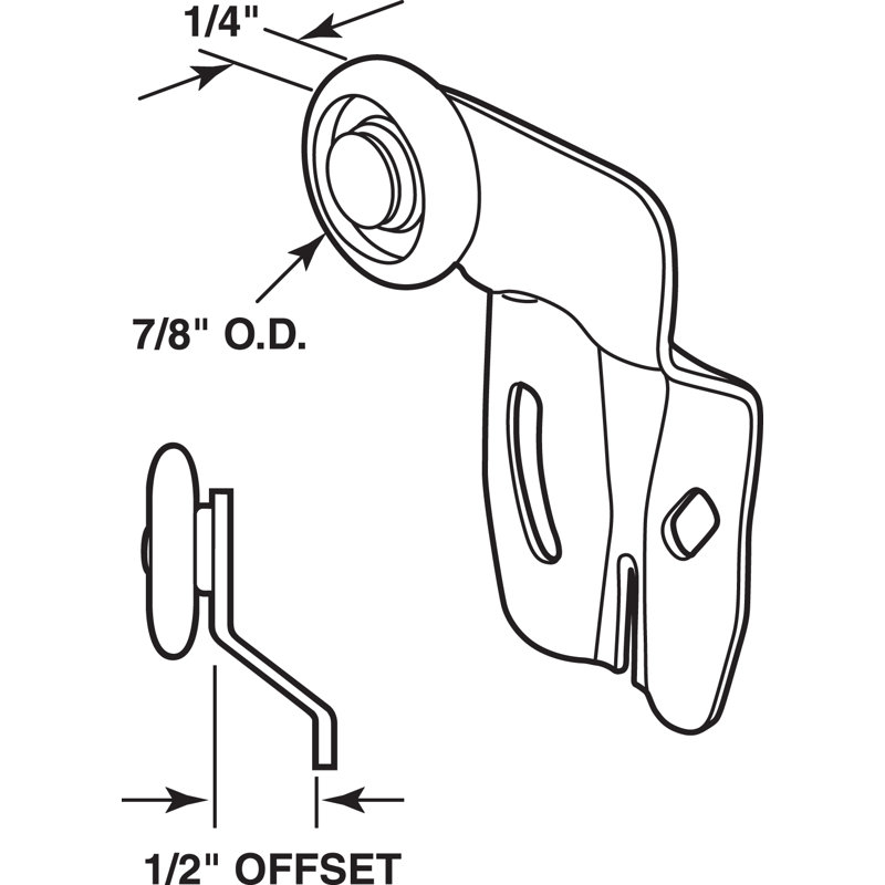 Rouleau de porte de garde-robe Prime-Line