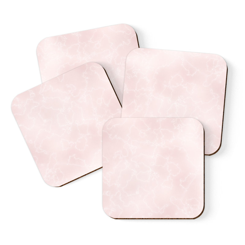 Cork Square 4 Piece Coaster Set