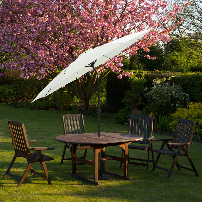 Parasol de marché 120 po Frison, Ivoire, H 97 po x l 117 po x P 117 po