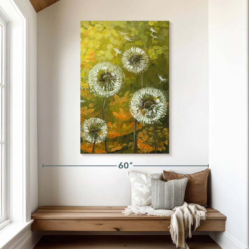 Harnek Dandelions, 48" H x 32" W