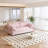 Loveseat Convertible Sleeper Sofa With Side Storage