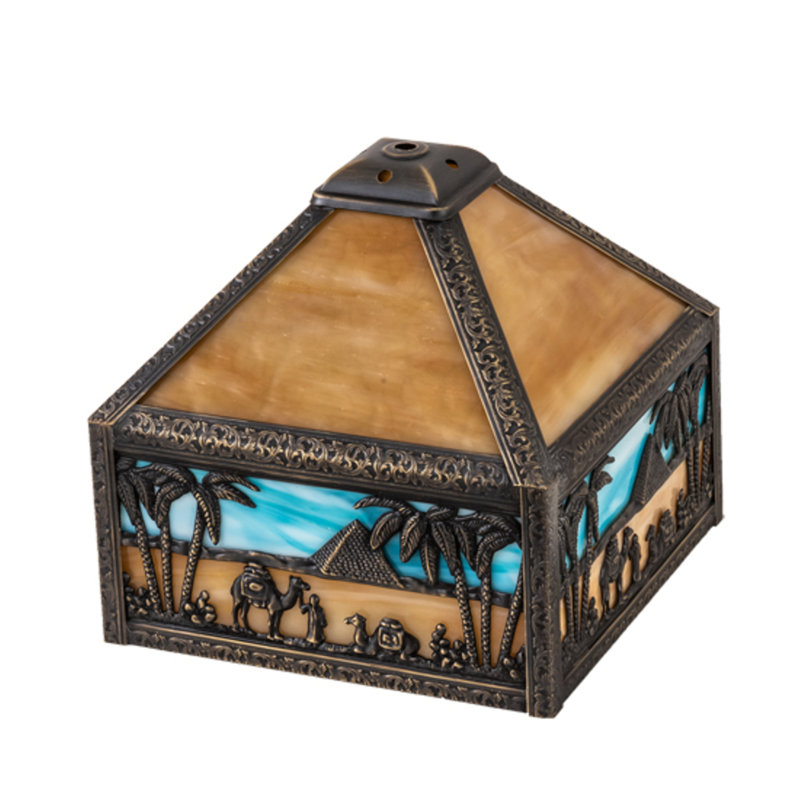 Claudette 9'' H Glass Empire Lighting Shade