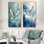 Mouette dans la brise I - animaux, art sur toile 2 panneaux