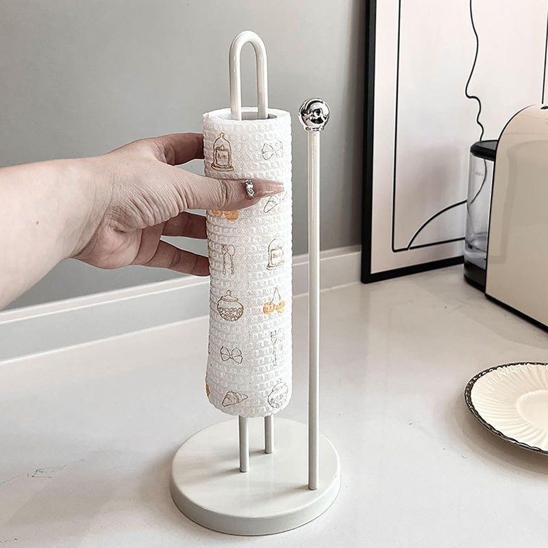Porte-rouleau de papier hygiénique pour la cuisine, organisateur de papier hygiénique avec base lourde et antidérapante, a suffisamment d'espace pour les rouleaux de taille standard ou géante
