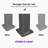 PURPLE LEAF 08' X 08' Gazebo Outdoor Aluminum Gazebo with Heavy Duty Galvanized Steel Double Roof for Patio Backyard Deck, Netting and Curtains Included, Grey-115101061