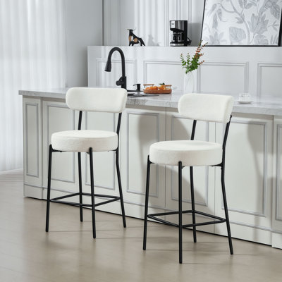 Ensemble de 2 tabourets de bar 27 po Modern