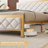 Penilla Metal Bed-2057808074
