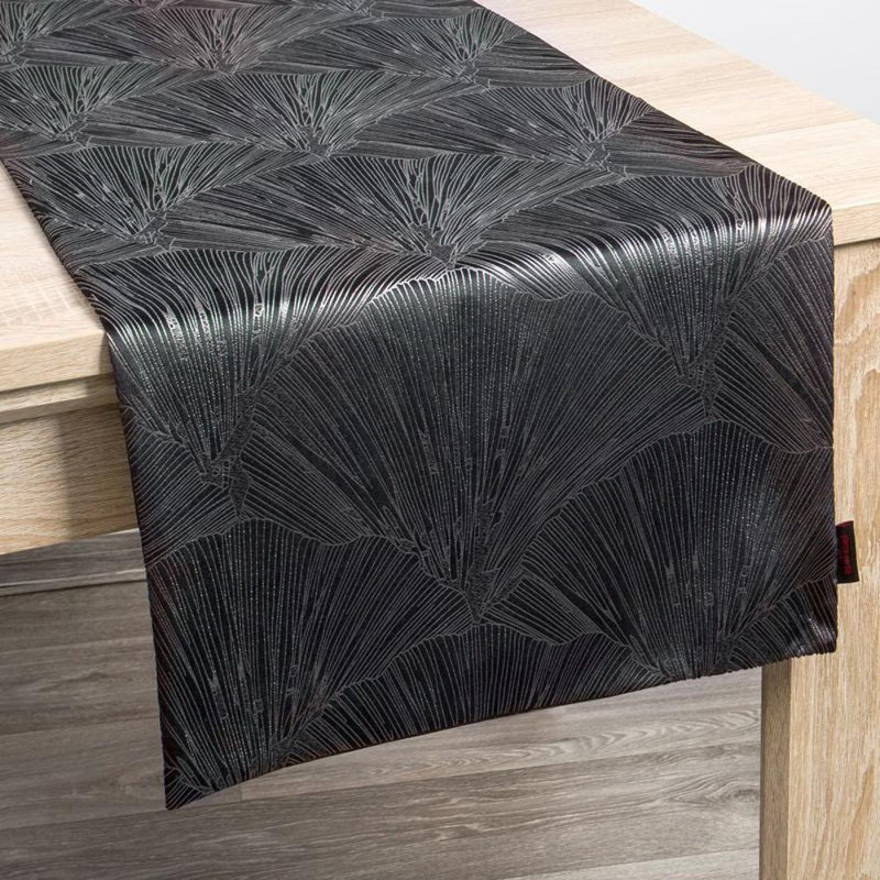 Abstract Table Runner, Black