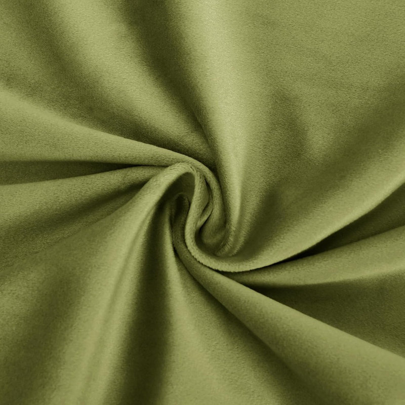Velvet Curtains 96 Inches With Tiebacks - Elegant Room Darkening Bundleable Grommet Window Curtains Neutral Style Window Dressing For Bedroom/Living Room, W52 X L96, 2 Panels