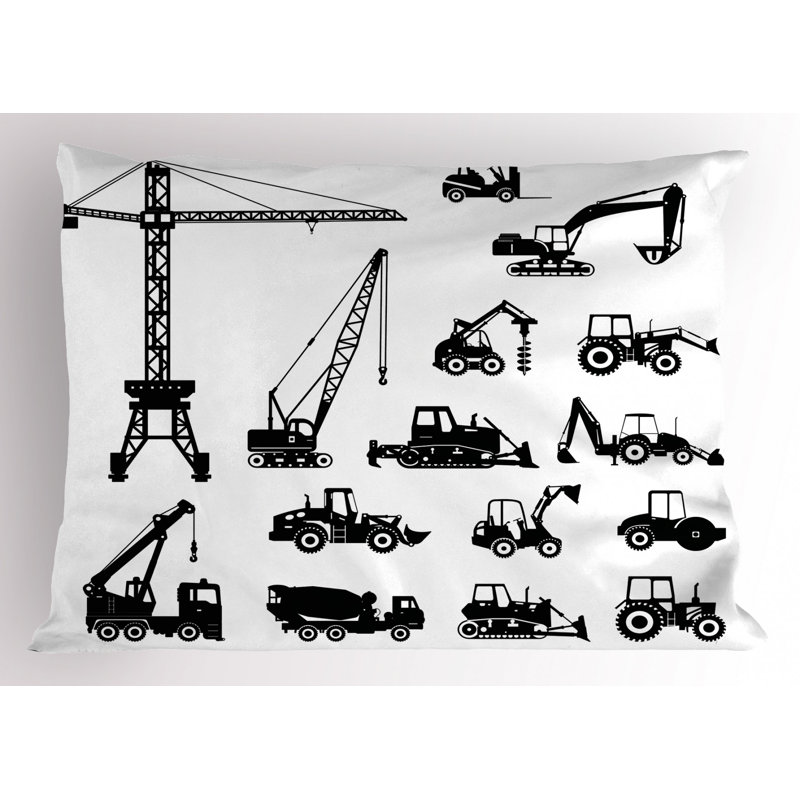 Truck Polyester Sham Set, Twin