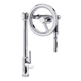 Endeavor Wheel Pulldown Faucet - Toggle Sprayer