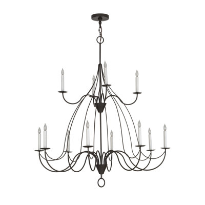 Lustre classique à 12 lumières de style bougie Belote