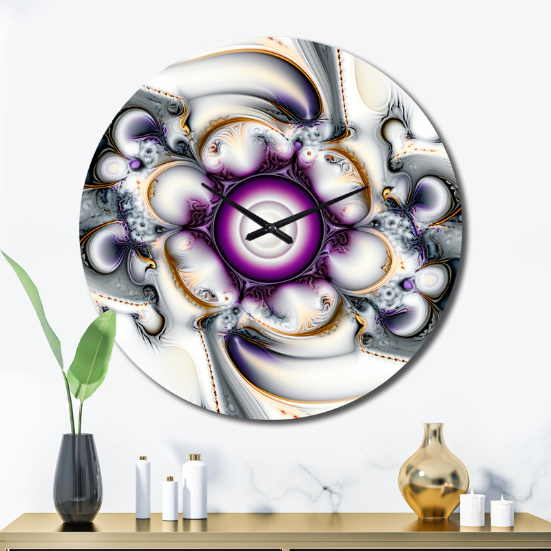 Horloge murale Fractal Journey, Très grand