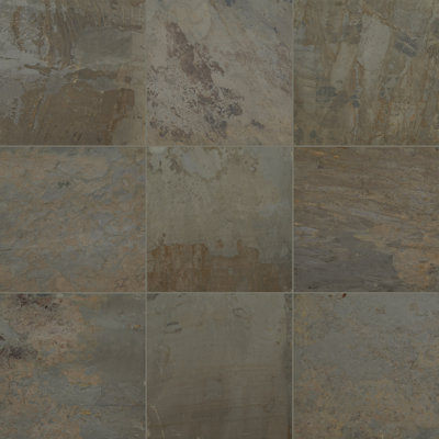 Sunlit Bronze 16 in. x 16 in. Gauged Slate Floor and Wall Tile