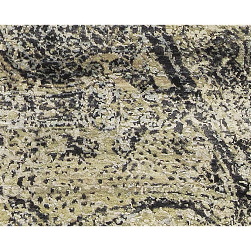 Tapis gris anthracite de haute qualité noué à la main