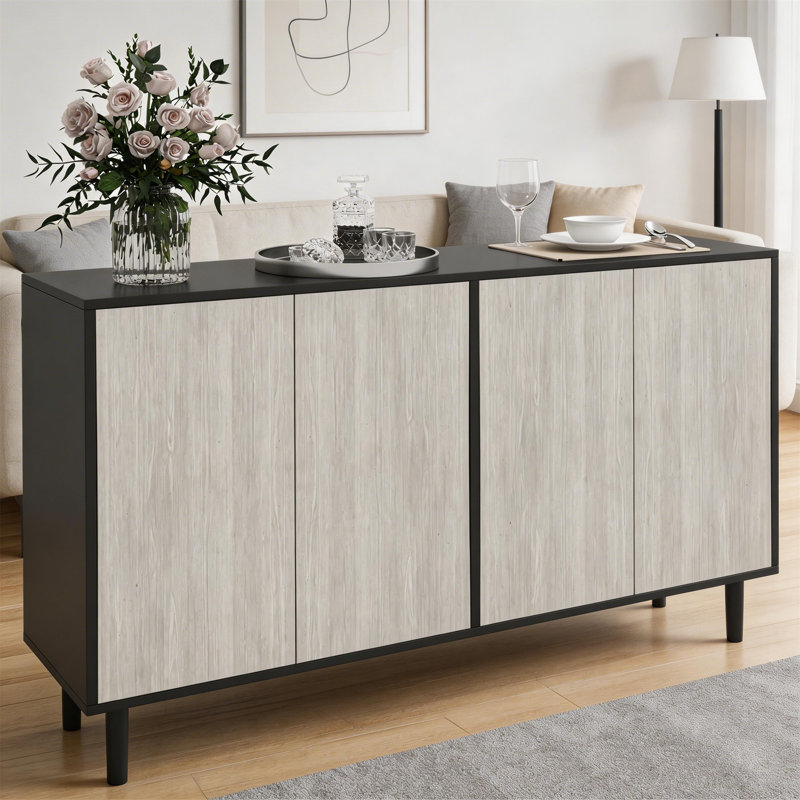 121cm Sideboard, Black