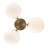 Brumback Glass Semi Flush Mount-278288447