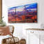 «Hunts Mesa Monument Valley Sunset», reproduction sur toile-98864985