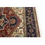Tapis oriental floral rouge en laine noué à la main 7 pi 10 po x 10 pi 1 po Shirita