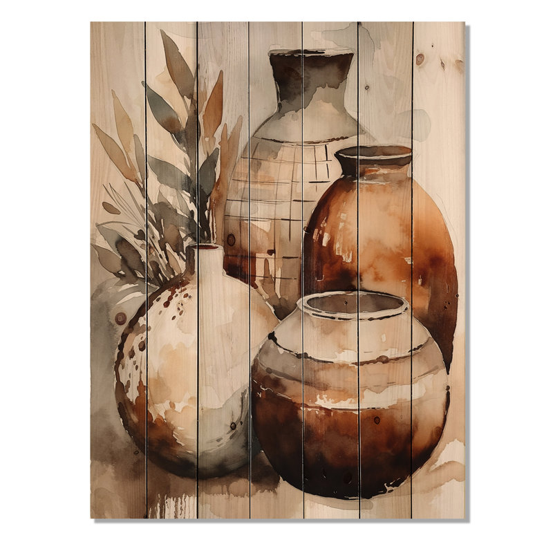 Garvey - Décoration murale géométrique en bois, H 32 po x l 24 po