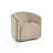 33.5" W Contemporary Soft Upholstered Swivel Arm Accent Chair