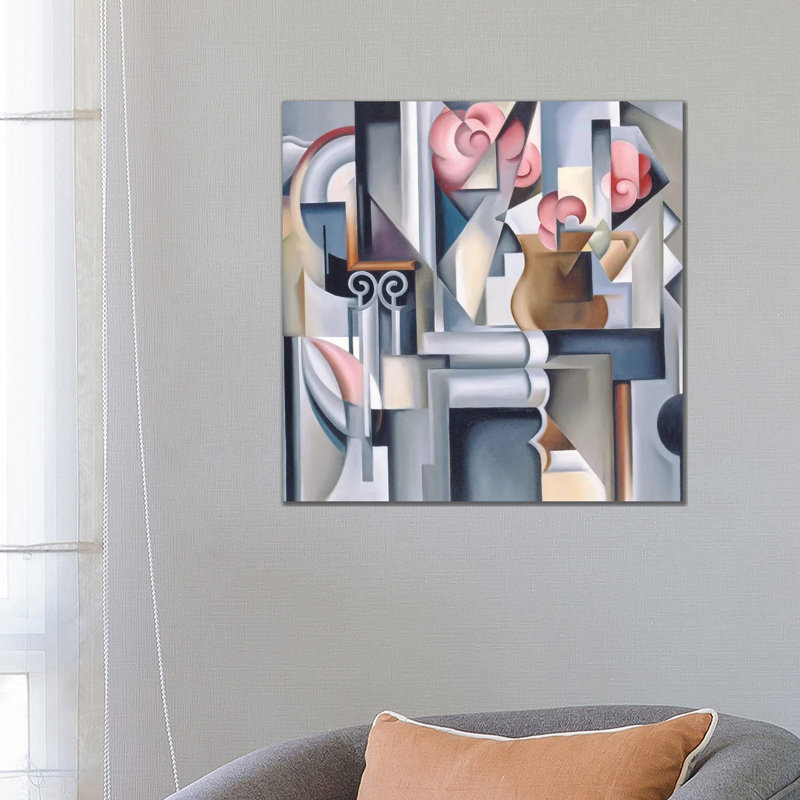 Still Life With Roses by Catherine Abel - Wrapped Canvas Print, 66.04 cm H x 66.04 cm W x 1.91 cm D