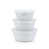 Solid White Textured