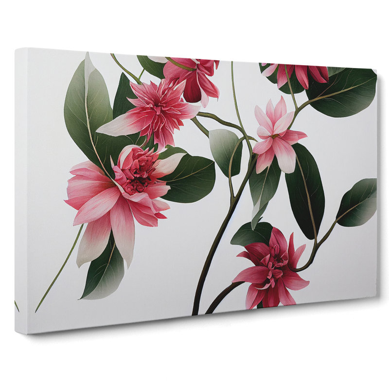 Fine Flowers - Wrapped Canvas, 50cm H x 76cm W x 3cm D
