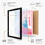 Leap in Pink Modern - Framed Print-328025096-328025102