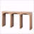 60"Long Rustic Archway Console Table