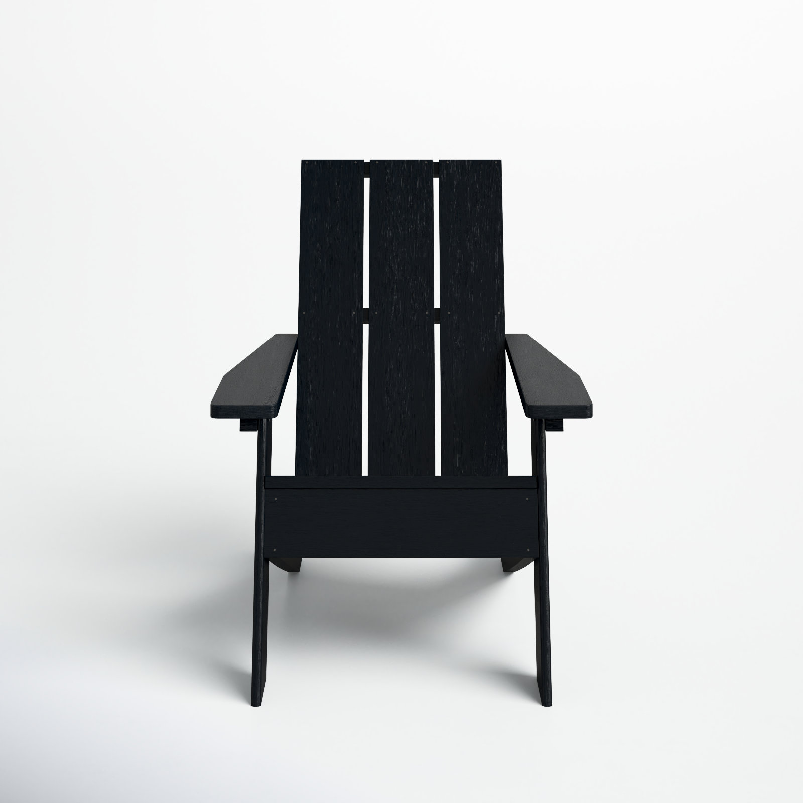 Byrnes Outdoor Adirondack Chair, Black