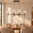 Tevye 6-Light Modern Dining Room Pendant Light
