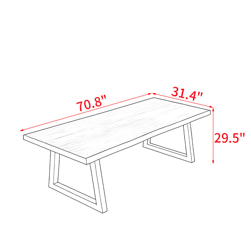 Kiannaleigh, 29.5"H x 70.8"L x 31.4"W