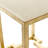 Marble Top End Table