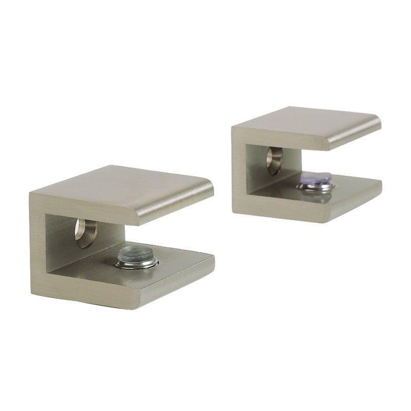 Pince pour tablette en verre Kingston, Nickel brossé
