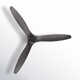 52" Zelda 3 - Blade Standard Ceiling Fan with Remote Control