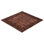 Overdyed Hand-Knotted Wool Modern-Contemporary Brown Area Rug 6' 2" x 6' 2"