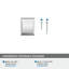 Bouton d'armoire candler en chrome poli de 1 1/4 po (32 mm) Candler-112544889-110399223