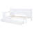 Twin Size Daybed In White With 3 Large Drawers, Desk And Ports - Pine Construction For Relaxation Drawers An Organized Bedroom-199550059-199550057