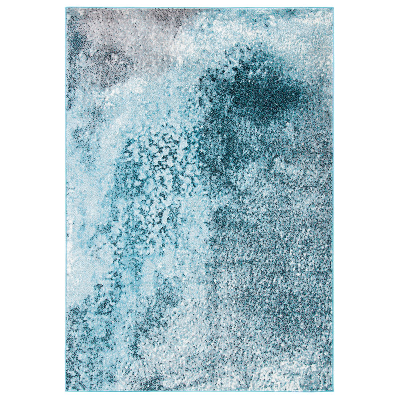 Tapis tissé à la machine Mclawhorn, Rectangulaire 2 pi x 4 pi