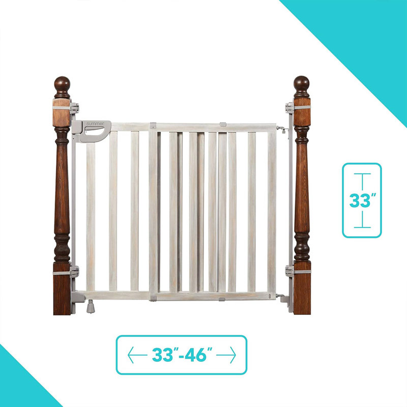 Adjustable Pressure Mounted Pet Gate With Door