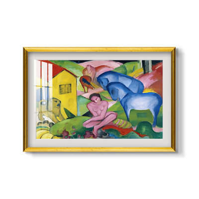 The Dream (Der Traum), 1912-Franz Marc-Custom Framed Print