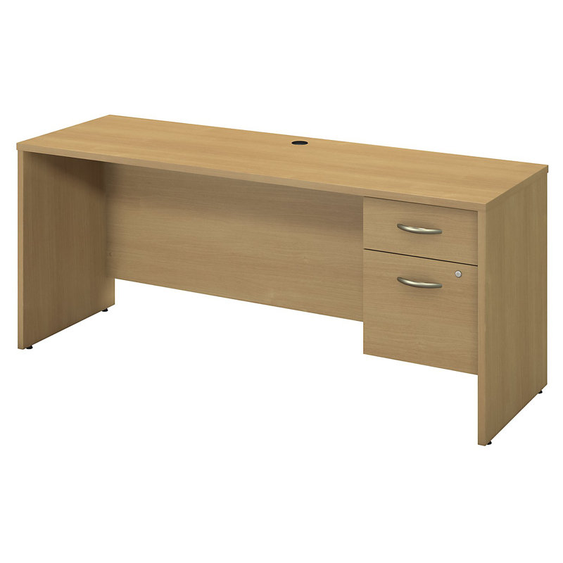 Bureau Ringold Series C, Chêne clair, H 30 po x l 71 po x p 24 po